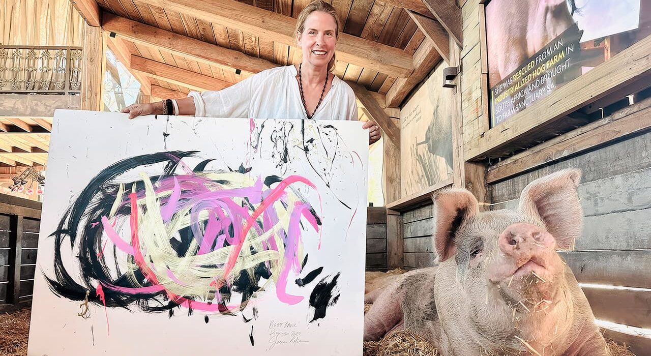 Less Meat. More Art – The Pigcasso Farm Palette