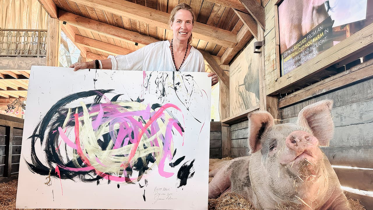 Less Meat. More Art – The Pigcasso Farm Palette